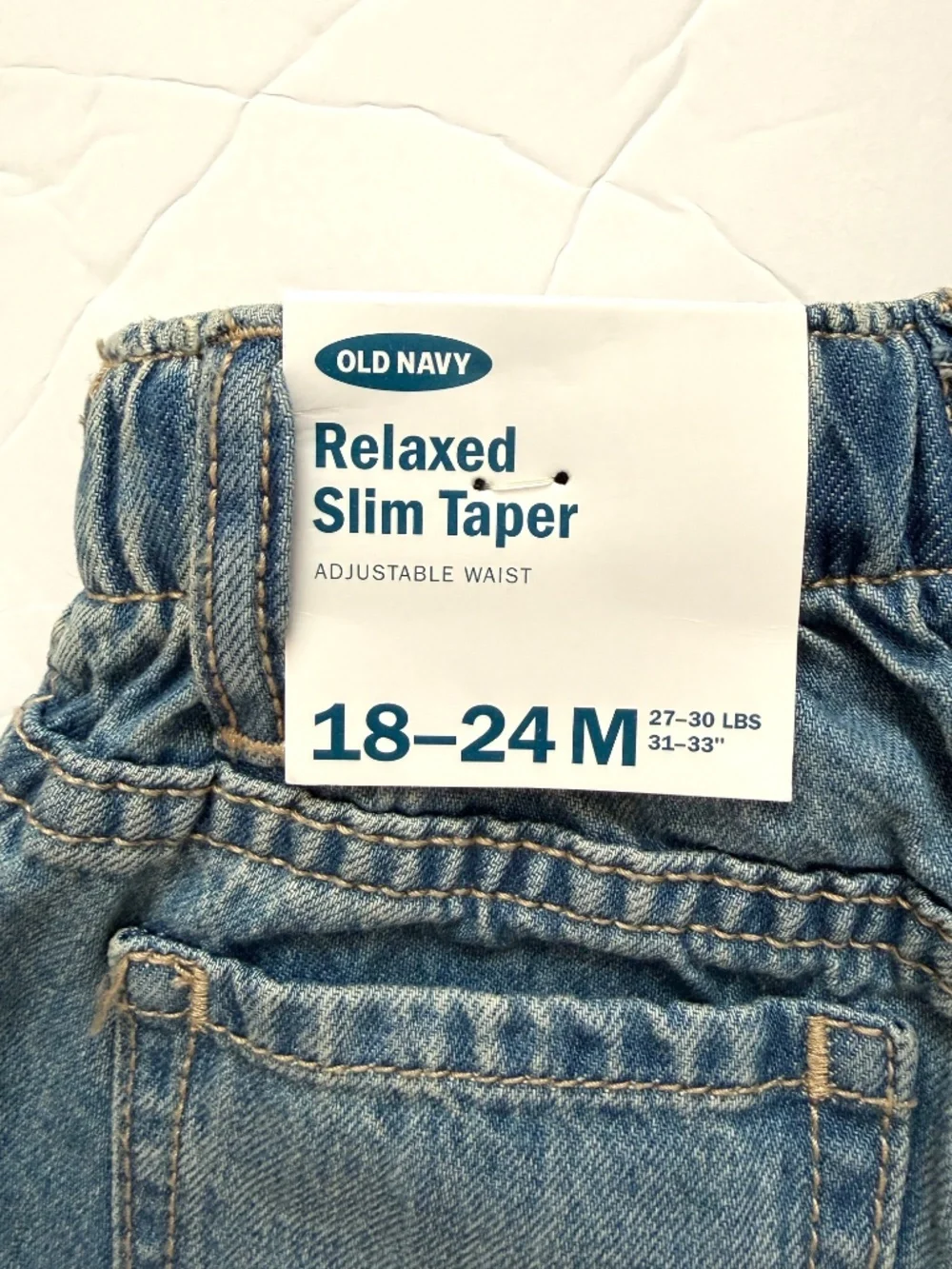 Old Navy Slim Jeans Blue Size 18-24M Relaxed Slim Taper
